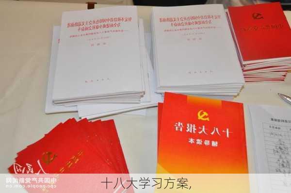 十八大学习方案,-第3张图片-星梦范文网