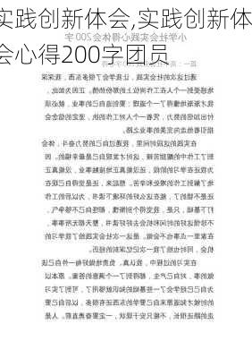 实践创新体会,实践创新体会心得200字团员-第3张图片-星梦范文网