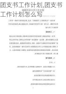 团支书工作计划,团支书工作计划怎么写-第2张图片-星梦范文网