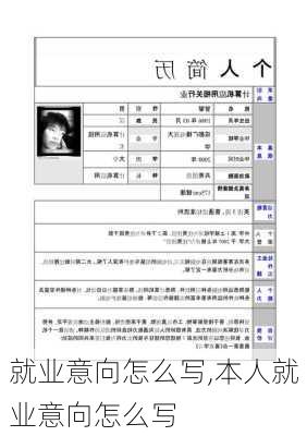 就业意向怎么写,本人就业意向怎么写-第1张图片-星梦范文网