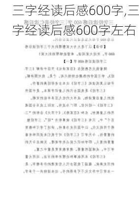 三字经读后感600字,三字经读后感600字左右-第2张图片-星梦范文网