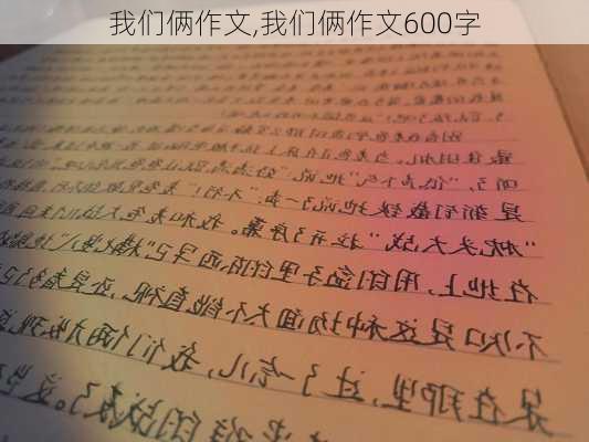 我们俩作文,我们俩作文600字-第3张图片-星梦范文网