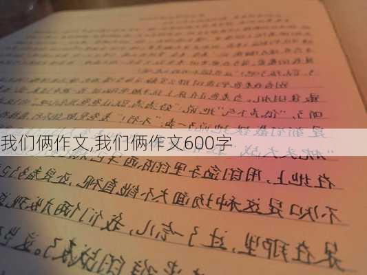 我们俩作文,我们俩作文600字-第3张图片-星梦范文网