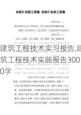 建筑工程技术实习报告,建筑工程技术实践报告3000字-第2张图片-星梦范文网