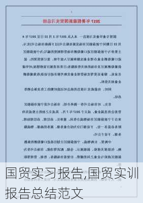 国贸实习报告,国贸实训报告总结范文-第2张图片-星梦范文网