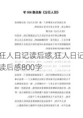 狂人日记读后感,狂人日记读后感800字-第2张图片-星梦范文网