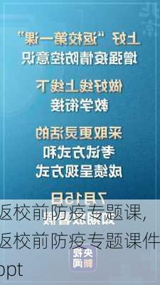 返校前防疫专题课,返校前防疫专题课件ppt-第3张图片-星梦范文网