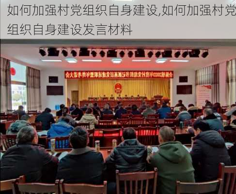 如何加强村党组织自身建设,如何加强村党组织自身建设发言材料