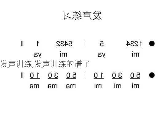 发声训练,发声训练的谱子-第3张图片-星梦范文网