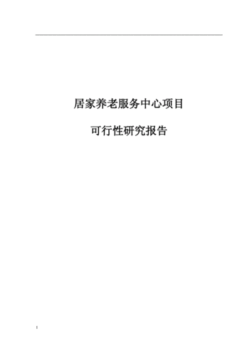 养老产业可行性报告,养老产业可行性报告范文-第2张图片-星梦范文网