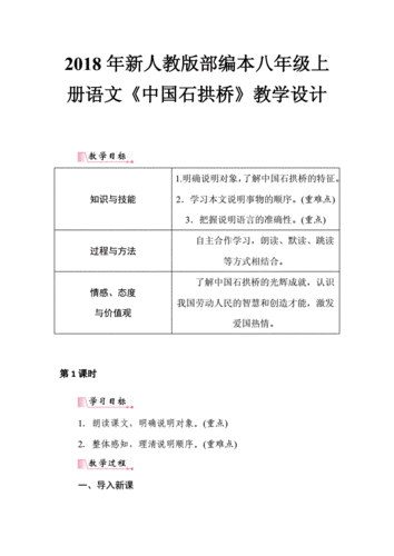 中国石拱桥教案,中国石拱桥教案设计-第1张图片-星梦范文网