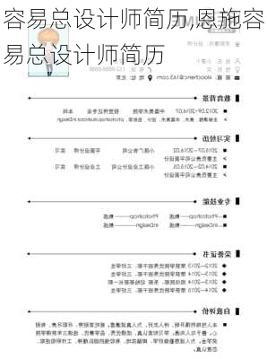 容易总设计师简历,恩施容易总设计师简历-第3张图片-星梦范文网