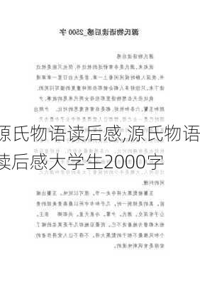 源氏物语读后感,源氏物语读后感大学生2000字-第2张图片-星梦范文网