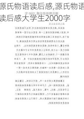 源氏物语读后感,源氏物语读后感大学生2000字-第2张图片-星梦范文网