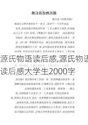 源氏物语读后感,源氏物语读后感大学生2000字-第3张图片-星梦范文网