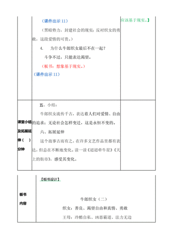 牛郎织女教学设计,牛郎织女教学设计及反思-第2张图片-星梦范文网