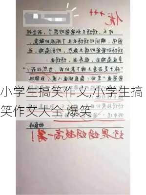 小学生搞笑作文,小学生搞笑作文大全 爆笑-第2张图片-星梦范文网