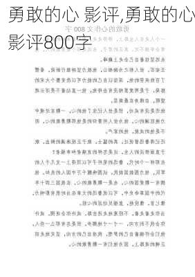 勇敢的心 影评,勇敢的心影评800字-第3张图片-星梦范文网