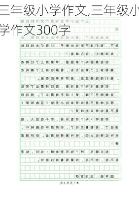 三年级小学作文,三年级小学作文300字-第3张图片-星梦范文网