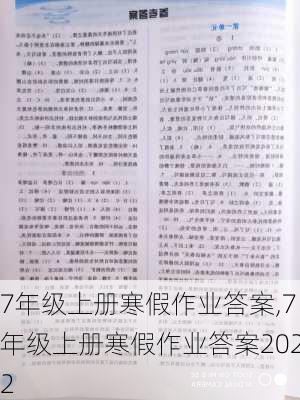 7年级上册寒假作业答案,7年级上册寒假作业答案2022-第3张图片-星梦范文网