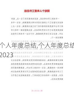 个人年度总结,个人年度总结2023-第3张图片-星梦范文网