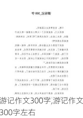 游记作文300字,游记作文300字左右-第1张图片-星梦范文网