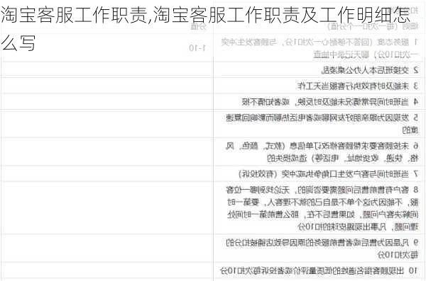 淘宝客服工作职责,淘宝客服工作职责及工作明细怎么写-第2张图片-星梦范文网