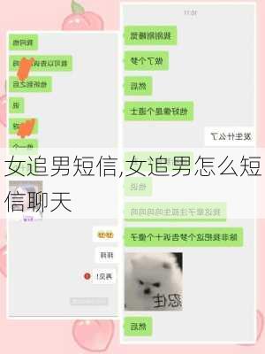 女追男短信,女追男怎么短信聊天-第3张图片-星梦范文网