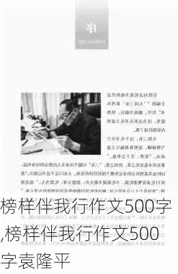 榜样伴我行作文500字,榜样伴我行作文500字袁隆平-第1张图片-星梦范文网