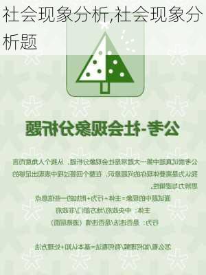 社会现象分析,社会现象分析题-第3张图片-星梦范文网