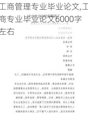 工商管理专业毕业论文,工商专业毕业论文6000字左右-第1张图片-星梦范文网