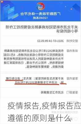 疫情报告,疫情报告应遵循的原则是什么-第3张图片-星梦范文网