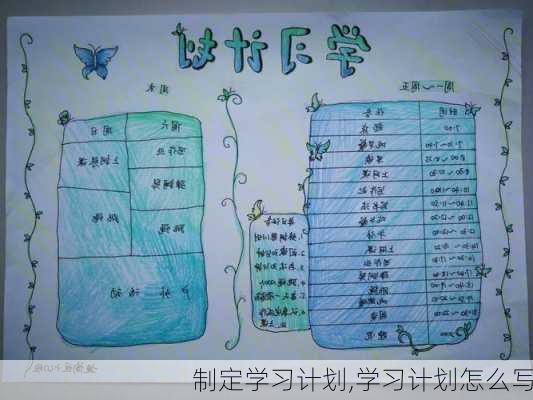 制定学习计划,学习计划怎么写-第2张图片-星梦范文网