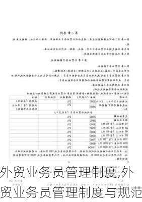 外贸业务员管理制度,外贸业务员管理制度与规范-第2张图片-星梦范文网