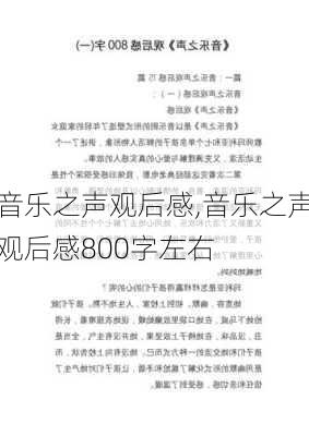 音乐之声观后感,音乐之声观后感800字左右