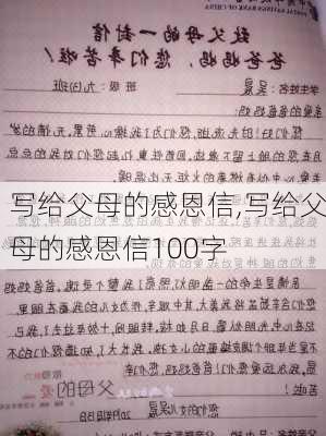 写给父母的感恩信,写给父母的感恩信100字-第3张图片-星梦范文网