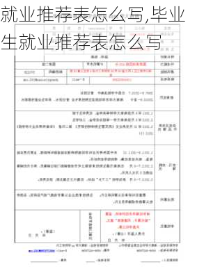 就业推荐表怎么写,毕业生就业推荐表怎么写-第2张图片-星梦范文网