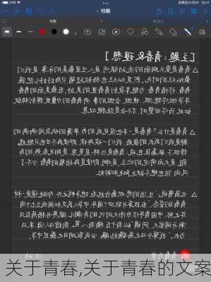 关于青春,关于青春的文案-第3张图片-星梦范文网