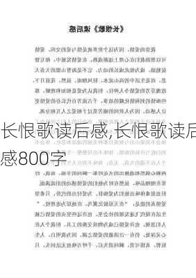 长恨歌读后感,长恨歌读后感800字-第2张图片-星梦范文网