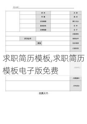 求职简历模板,求职简历模板电子版免费-第3张图片-星梦范文网