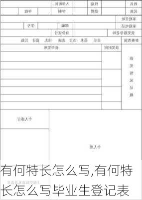 有何特长怎么写,有何特长怎么写毕业生登记表-第3张图片-星梦范文网