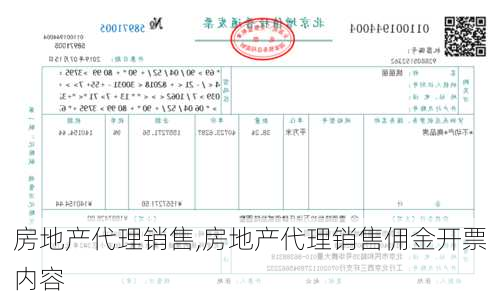 房地产代理销售,房地产代理销售佣金开票内容-第3张图片-星梦范文网