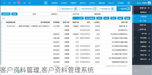 客户资料管理,客户资料管理系统-第2张图片-星梦范文网