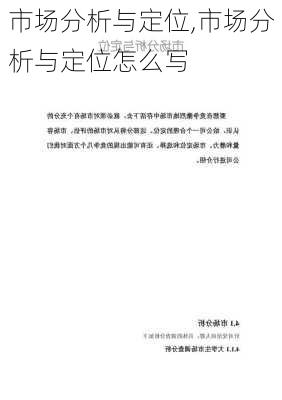 市场分析与定位,市场分析与定位怎么写-第3张图片-星梦范文网