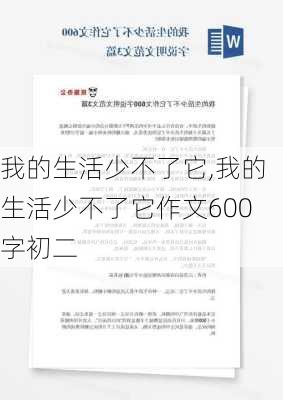 我的生活少不了它,我的生活少不了它作文600字初二-第1张图片-星梦范文网