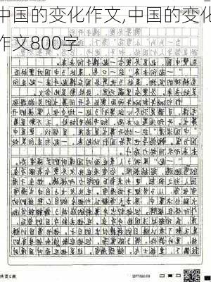 中国的变化作文,中国的变化作文800字-第2张图片-星梦范文网