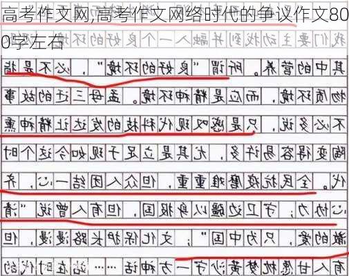 高考作文网,高考作文网络时代的争议作文800字左右-第3张图片-星梦范文网