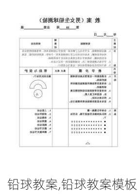 铅球教案,铅球教案模板-第2张图片-星梦范文网