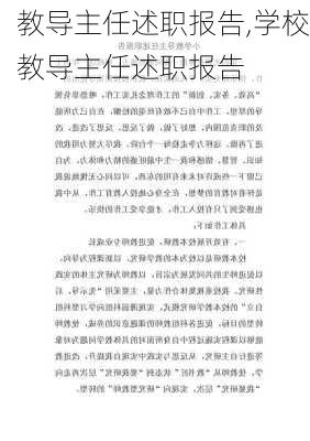 教导主任述职报告,学校教导主任述职报告-第1张图片-星梦范文网