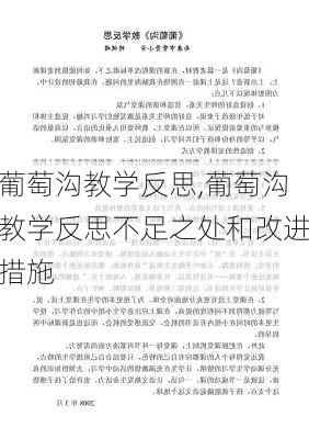 葡萄沟教学反思,葡萄沟教学反思不足之处和改进措施-第3张图片-星梦范文网